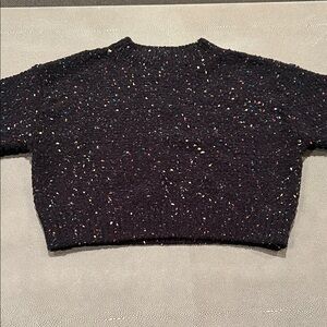 Black Confetti Women's Sweater